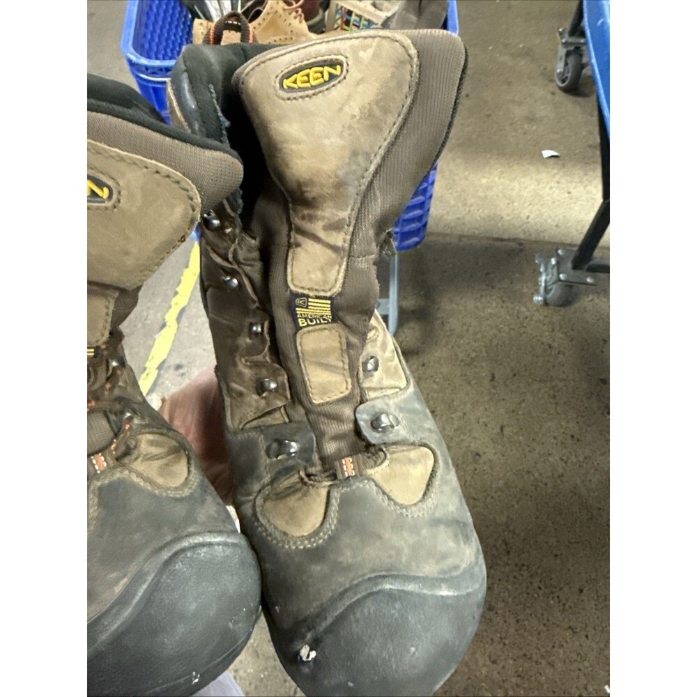 Keen Utility Men's American Built Work Boots Size 13 Steel/Safety Toe Waterproof